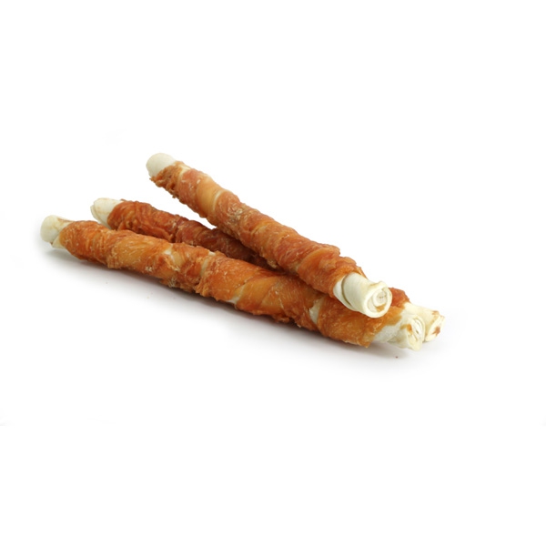 LSC-65 28cm rawhide stick wrapped with chicken