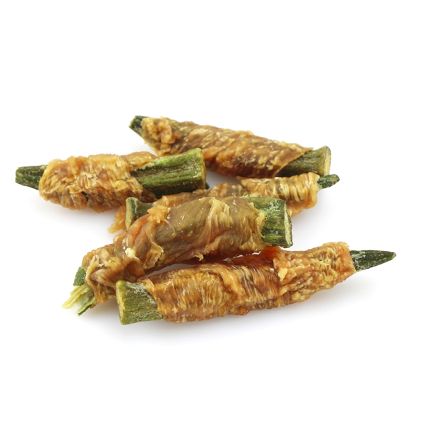LSV-10 Dried okra twined by chicken