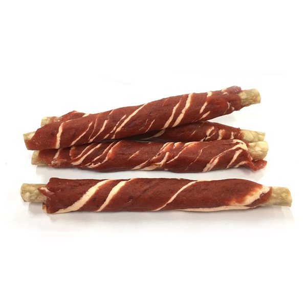 LSN-14  rawhide with cereals twined by  beef and cod