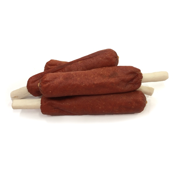 LSS-18 duck sausage with rawhide